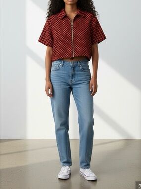 Ace Kouture top zip front S